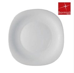 PLATO CUADRADO PLAYO 20 x 20 CMS. HARMONIA PARMA (OPAL BLANCO)