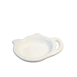 TETERITA - PORTA SAQUITOS DE TE BLANCA CERAMICA "TANDIL"