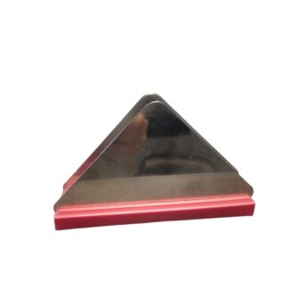 SERVILLETERO TRIANGULAR B/ PLASTICO ROJO CAROL
