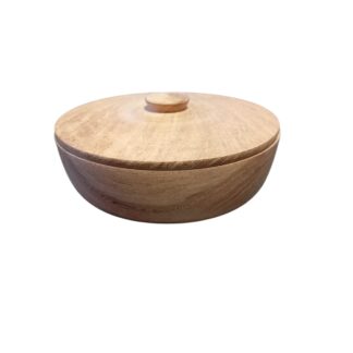 TAQUERA / BOWL P/ FAJITAS C/ TAPA MADERA algarrobo 19 x 6 CMS.
