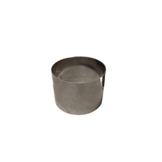 TIMBAL AC. INOX. 6 CM. ALTO - 8 CM. DIAMETRO ACERMEL