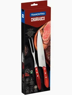SET X 2 CUBIERTOS TRAMONTINA CHURRASCO POLYWOOD
