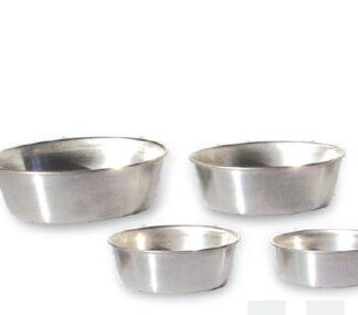 TIMBAL AC. INOX. 5 CM. ALTO - 12 CM. DIAMETRO H.B.
