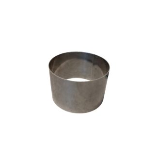 TIMBAL AC. INOX. 5 CM. ALTO - 10 CM. DIAMETRO H.B.
