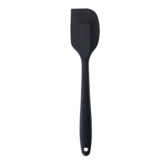 SIN STOCK # ESPATULA MEDIANA SILICONA NEGRA 27.5 CM VIA CHEFF