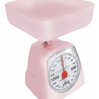 SIN STOCK # BALANZA PLASTICA 2 KG GRIS/ROSA "CAROL"