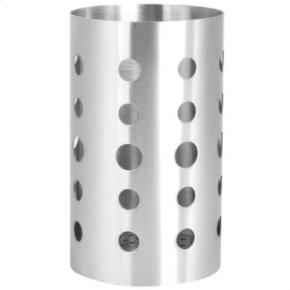 CUBIERTERO CROMADO CILINDRO C/ PERFORACIONES CHICO 10 X 12 CM AMEP.