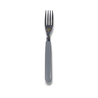 SIN STOCK # TENEDOR MESA CAROL MANGO PLASTICO GRIS