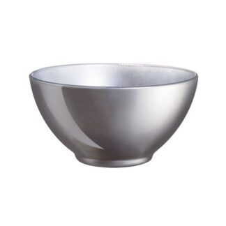 BOWL VIDRIO BREAKFAST SILVER 500 cc. (LUMINARC).