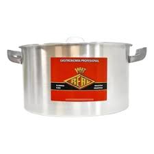 CACEROLA ALUMINIO REFORZ. Nº 34 - 15 LTS. REAL