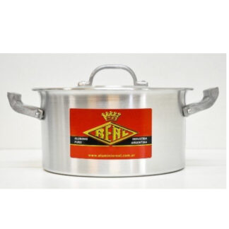 CACEROLA ALUMINIO REFORZ. Nº 20 - 3 LT. "REAL"