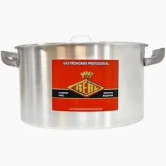 CACEROLA ALUMINIO REFORZ. Nº 36 - 18 LTS. REAL