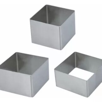 CORTANTE CUADRADO AC.INOX. 8 x 8 X 5 CM. HB.