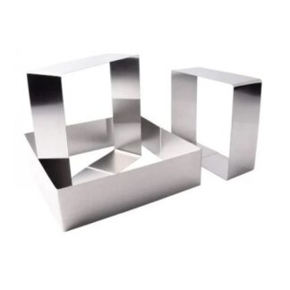 CORTANTE CUADRADO AC.INOX. 12 x 12 X 5 CM. HB.