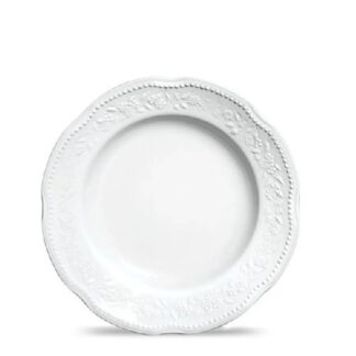 PLATO POSTRE 20 CMS. VERBANO MOZART BLANCO.