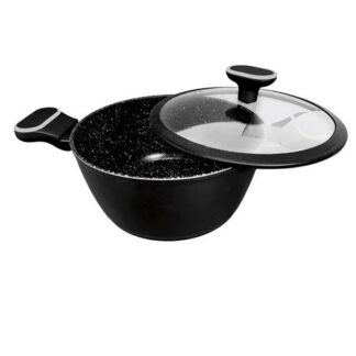 CACEROLA INDUCCION GRANITO NEGRO C/ ASAS Nº 22 CAROL ALUM REF