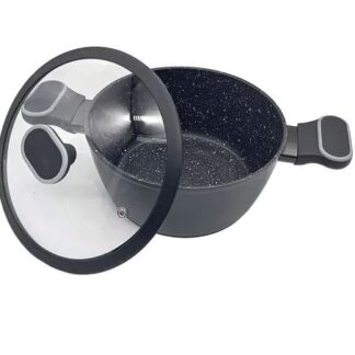 CACEROLA INDUCCION GRANITO NEGRO C/ ASAS Nº 24 CAROL ALUM REF