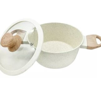 CACEROLA INDUCCION GRANITO BLANCO C/ ASAS Nº 22 CAROL ALUM REF