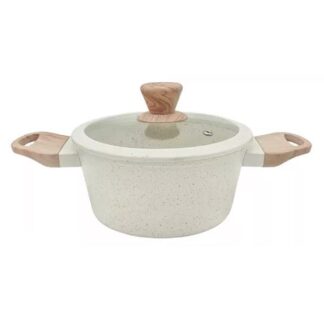 CACEROLA INDUCCION GRANITO BLANCO C/ ASAS Nº 24 CAROL ALUM REF