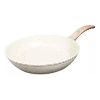 SARTEN INDUCCION GRANITO BLANCO 24 CM ALUM REF CAROL