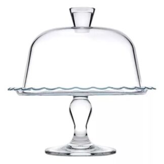 PATISSERIE CAMPANA VIDRIO C/PIE 26 CM PASABACHE..