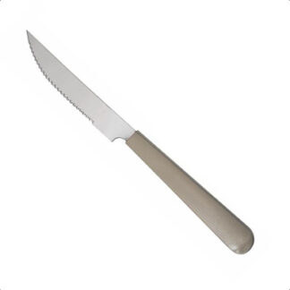 CUCHILLO MESA CAROL MANGO PLASTICO BEIGE