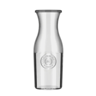 BOTELLON VIDRIO AMERICANO VINTAGE C/TAPA PLAST. 1.2 LTS NADIR