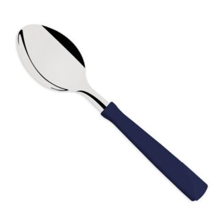 CUCHARA TE TRAMONTINA "NEW KOLOR" MANGO AZUL