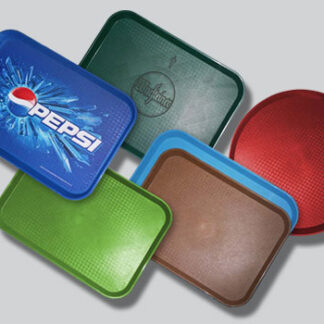 BANDEJA AUTOSERVICE RECTANG. 30 x 40 CMS. COLOR ARPLA (ROJAS)