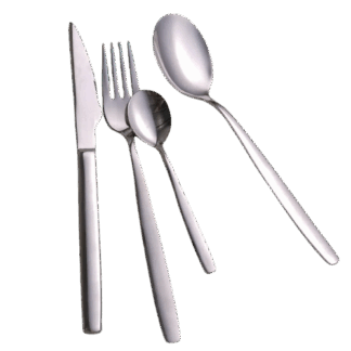 SET X 24 PIEZAS CUBIERTOS PREMIUM LISO