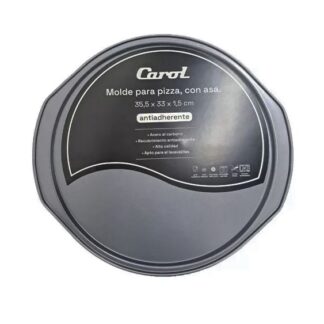 PIZZERA CON ASAS ACERO AL CARBONO GRIS 35,5 X 33 X 1,5 CM CAROL