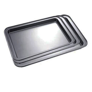 PLACA HORNO ACERO AL CARBONO GRIS OSC 38 X 27,2 X 1,8 CM CAROL
