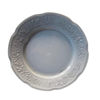 PLATO PLAYO 27 CMS. VERBANO MOZART PINTADO ESMALTE REACTIVO (NUEVO)