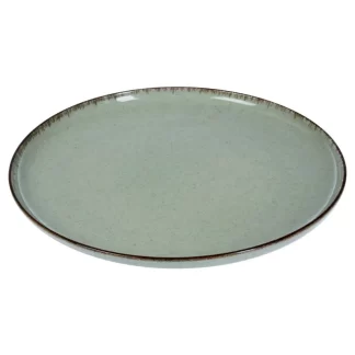 PLATO PLAYO 27 CM CERAMICA GREEN BATH.