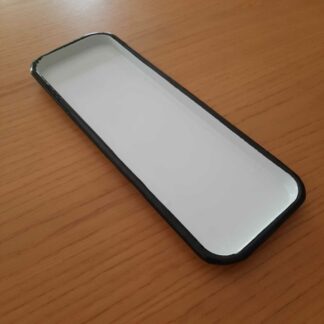 SIN STOCK # BANDEJA RECTANGULAR ENLOZADA BORDE NEGRO 35 X 12,7 AXEN