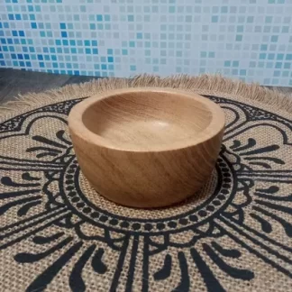 CAZUELA MADERA ALGARROBO DE 10 CM X 4 CM FERP