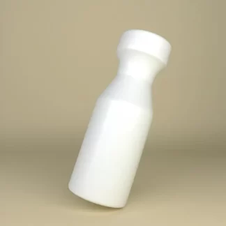 PIMENTERO BAMBU BLANCO 15CM C/ ENFG. CERAM Y AC. INOX CAROL