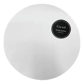 BANDEJA/PLATO BAMBU BLANCA GIRATORIO 39 CM C/BASE CAROL