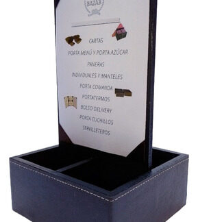 PORTA MENU PLASTICO SERVILLETERO AZUCARERO S/GUARDA.