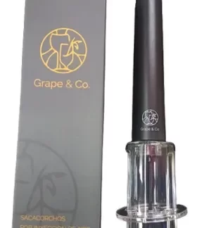 TIRABUZON/DESCORCHADOR VINO AGUJA NEUMATICO - PLASTICO GRAPE&CO
