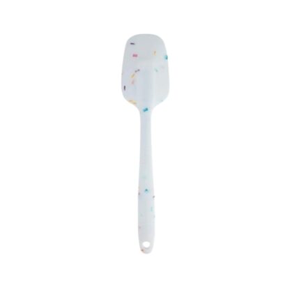 ESPATULA CUCHARA SILICONA CONFETIS CHICA 20 x 4,5 CMS. AXEN