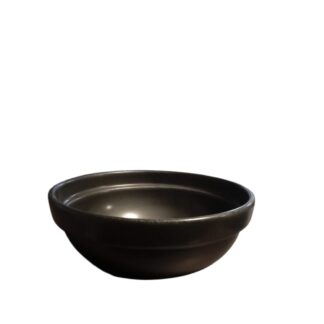 ENSALADERA 18 CMS.NEGRO MATE VERBANO RECTO