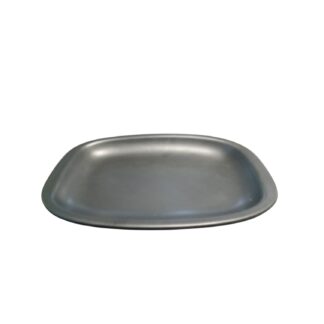 FUENTE RECTOVAL 28 CM. NEGRO MATE VERBANO TAVOLA