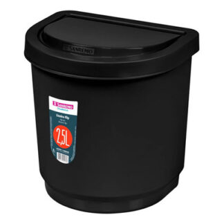 RECIPIENTE RESIDUO DE PILETA NEGRO 2,5 LTS "SAN REMO"