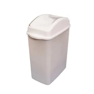 RECIPIENTE RESIDUOS RECTANG. TAPA VAIVEN 20,5 LTS "SAN REMO"