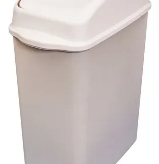 RECIPIENTE RESIDUOS RECTANG. TAPA VAIVEN 8,8 LTS "SAN REMO"