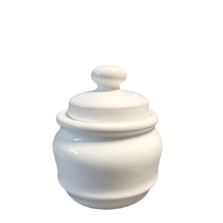 AZUCARERA C/ TAPA 10 X 13 CMS. BLANCO CERAMICA TANDIL
