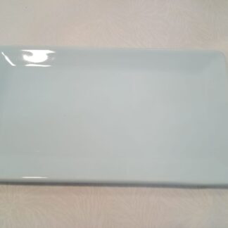 FUENTE RECTANGULAR GRANDE 29,5 x 17 CM CELESTE CERAMICA "TANDIL"