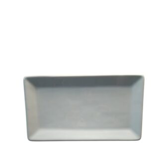 FUENTE RECTANGULAR GRANDE 29,5 x 17 CM CELESTE CERAMICA "TANDIL"