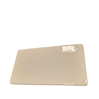 FUENTE RECTANGULAR GRANDE 29,5 x 17 CM NATURAL CERAMICA "TANDIL"